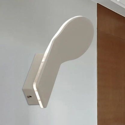 DecorBites™ DecorBites™ Modern Aluminum Bend Wall Sconce with LED & White Finish - Choose from 3 Light Settings