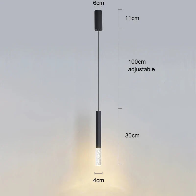 Modern Aluminum LED Pendant Light With Dual Spotlights - Decorbites