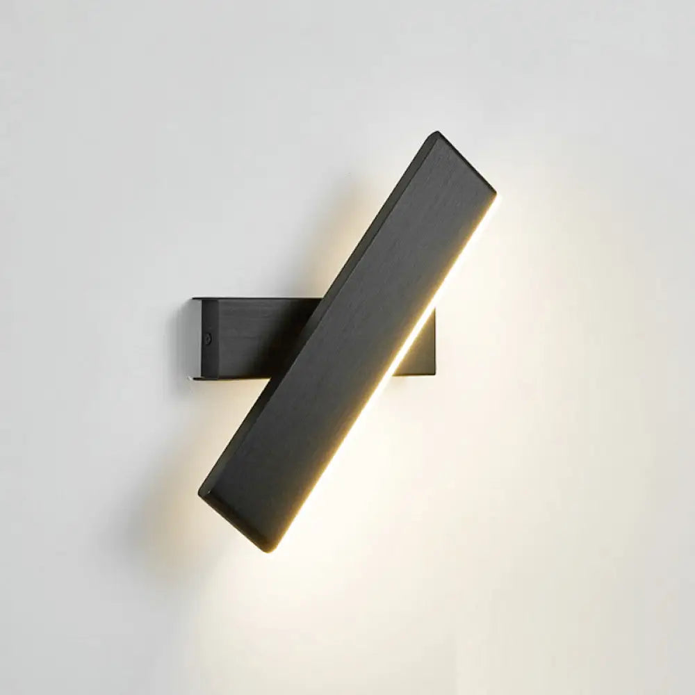 DecorBites™ DecorBites™ Modern Aluminum LED Swivel Wall Light Sconce for Bedroom - Bar Shape