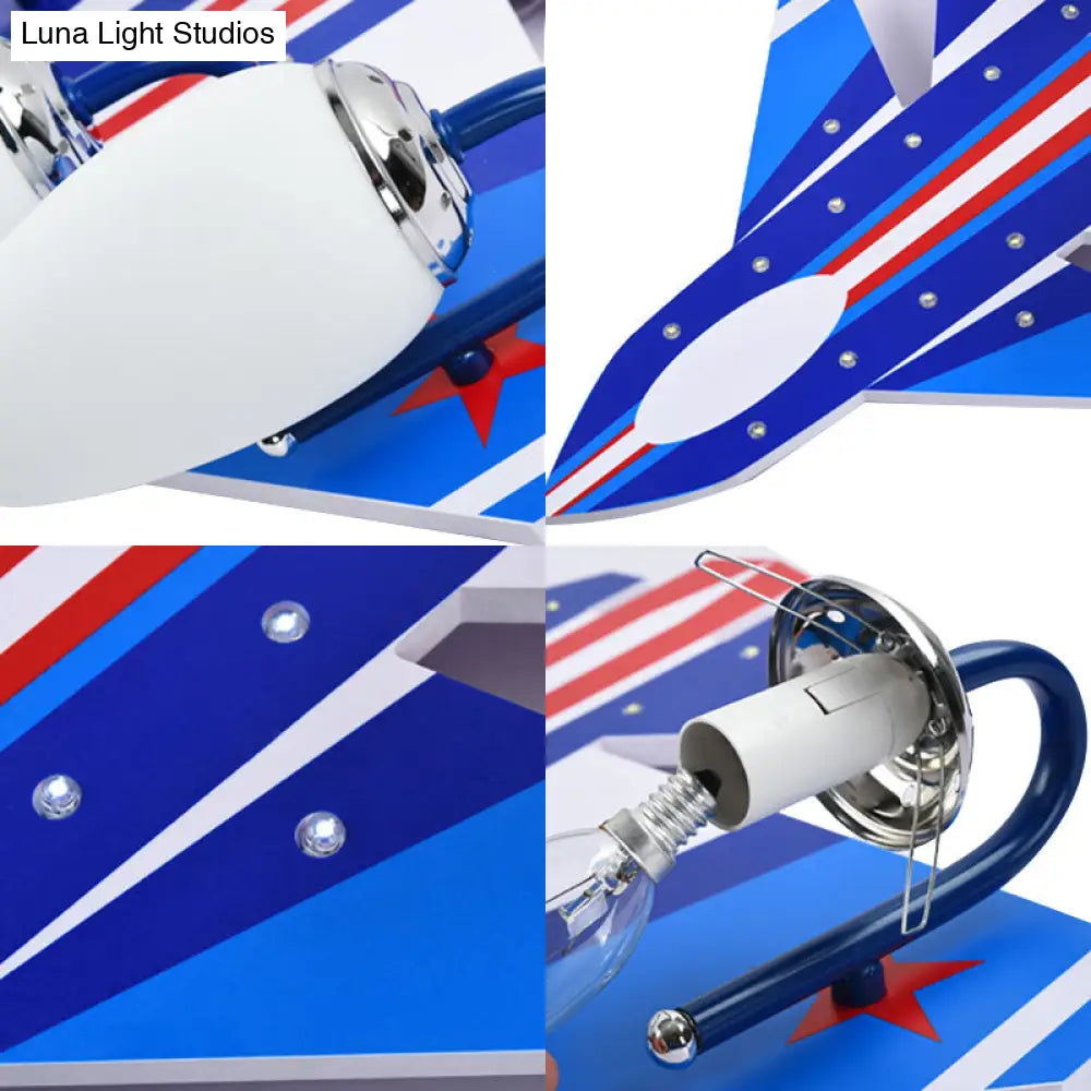 ديكور بايتس™ ديكور بايتس™ مصباح سقف خشبي على الطراز الأمريكي الحديث - مصباح سقف لغرفة الدراسة، 4 مصابيح