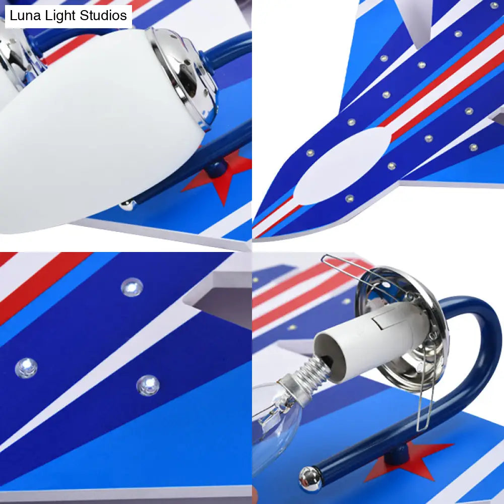 ديكور بايتس™ ديكور بايتس™ مصباح سقف خشبي على الطراز الأمريكي الحديث - مصباح سقف لغرفة الدراسة، 4 مصابيح