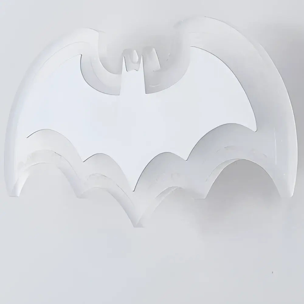 Clear acrylic batman logo cookie cutter complementing modern animal acrylic kids led wall light bedroom decorbites kids led wall light