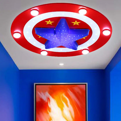DecorBites™ DecorBites™ Modern Baby Bedroom Ceiling Mount Light with Star Acrylic Flush Light