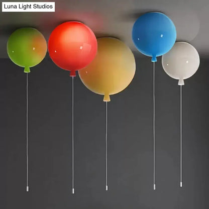 DecorBites™ DecorBites™ Modern Balloon Flush Ceiling Light – Stylish Acrylic Lamp for Foyer
