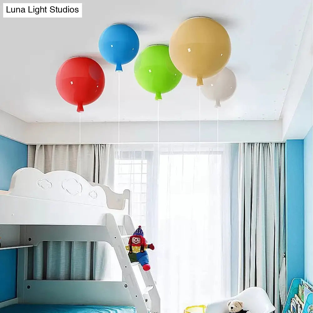 DecorBites™ DecorBites™ Modern Balloon Flush Ceiling Light – Stylish Acrylic Lamp for Foyer