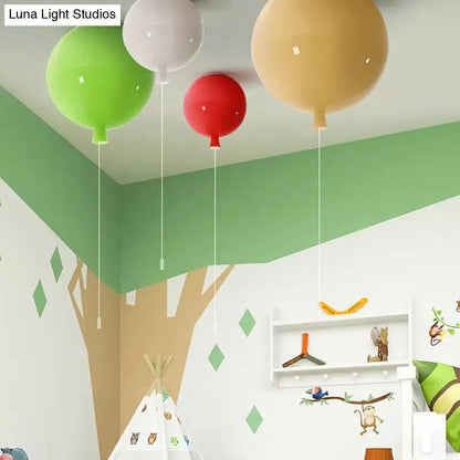 DecorBites™ DecorBites™ Modern Balloon Flush Ceiling Light – Stylish Acrylic Lamp for Foyer