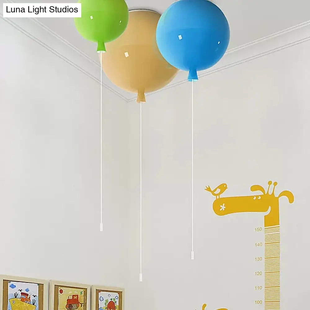 DecorBites™ DecorBites™ Modern Balloon Flush Ceiling Light – Stylish Acrylic Lamp for Foyer