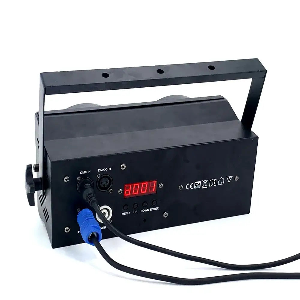 Modern black 200w cob led par blinder disco dj stage light with handle digital display and control buttons