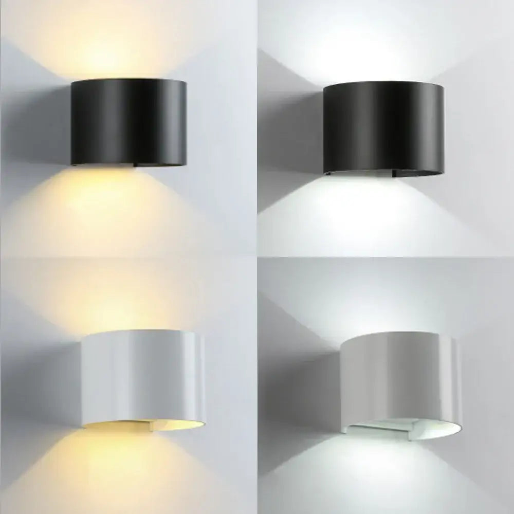 Modern black adjustable aluminum wall sconce by decorbites with sleek cylindrical design and adjustable lighting for bedroom decor