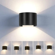 Modern black adjustable aluminum wall sconce with sleek design for bedroom led light decorbites adjustable aluminum decor