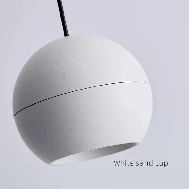 Modern Black Aluminum COB Pendant Light - Decorbites