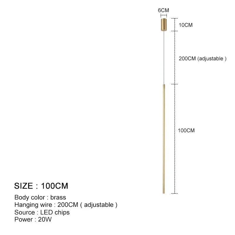Modern Black Aluminum Linear Pendant Light - Decorbites