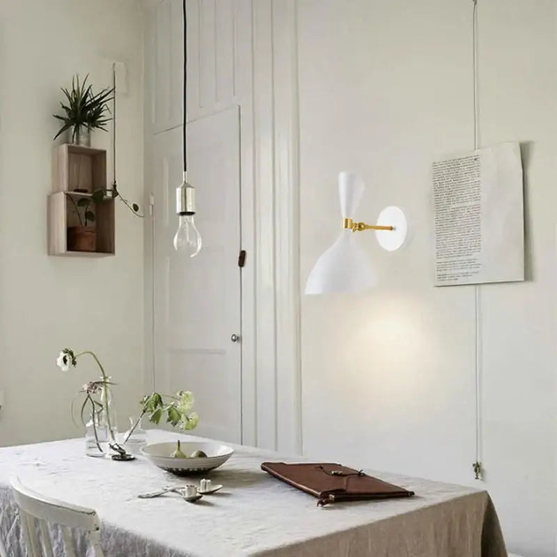 White wall lamp with gold brass arm and base modern black and brass industrial wall lamps for living room decorbites black white
