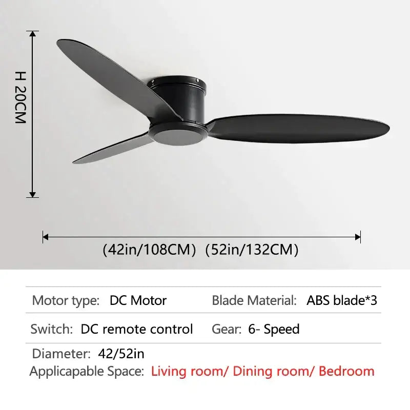 Modern black and brown ceiling fan with remote control features sleek matte abs blades and decorbites black modern design