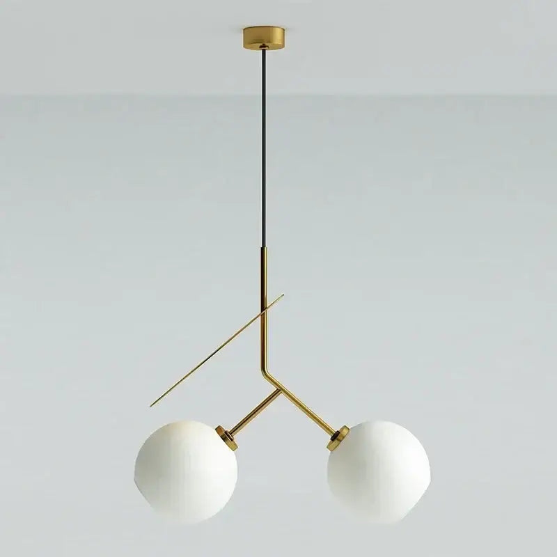 Modern black and crimson decorbites glass cherry pendant light featuring brass and frosted glass shades for dining room decor