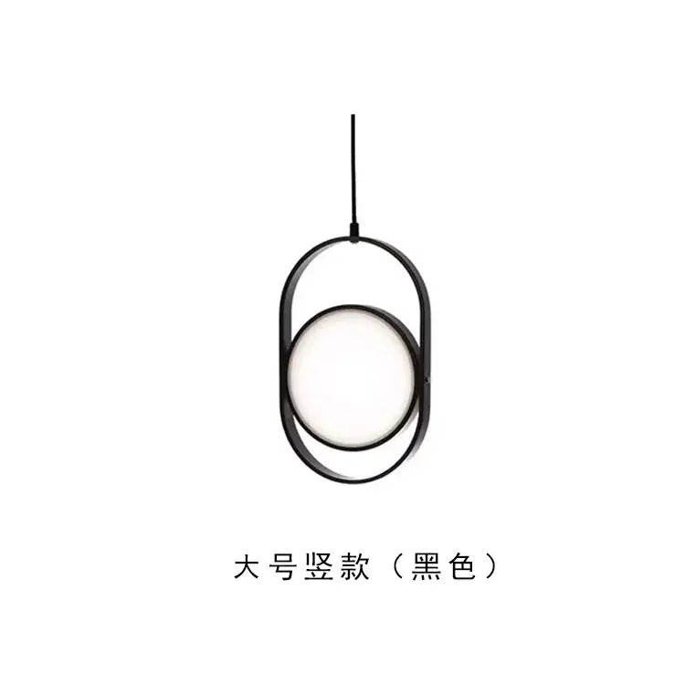 Modern black and gold trumpet pendant light with a sleek oval frame and circular glass panel for dining room decorbites gold trumpet