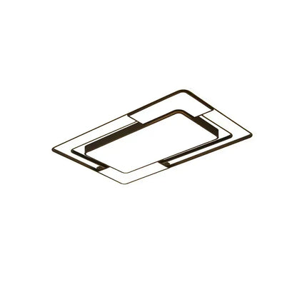 Modern black and white led ceiling lamps with sleek dark bronze metallic frames for living room decorbites led ceiling lighting