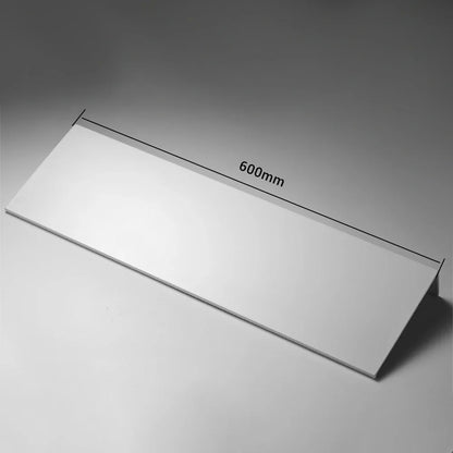 Modern Black and White Wall-Mounted Organizer Shelf - White 600