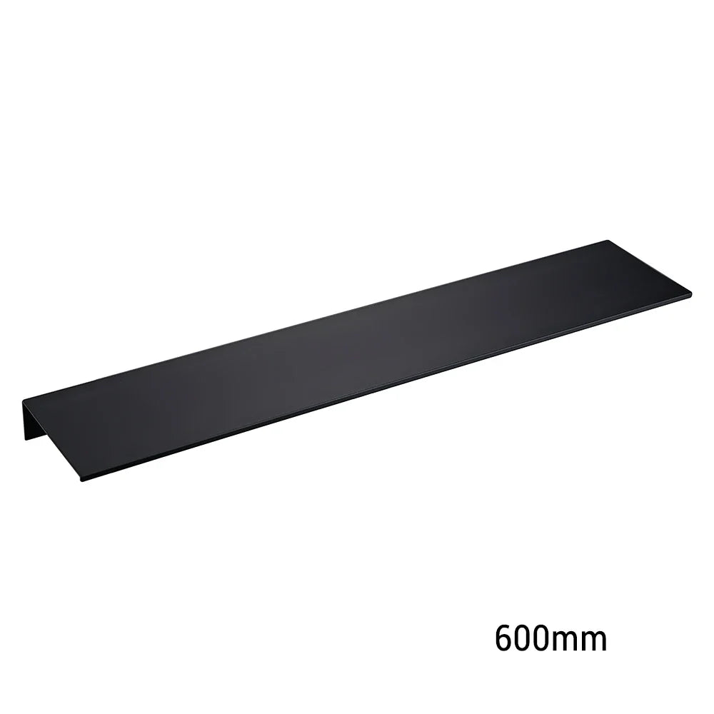 Modern Black and White Wall-Mounted Organizer Shelf - black 600