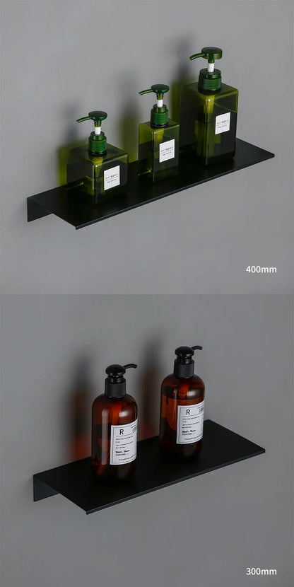Modern Black and White Wall-Mounted Organizer Shelf