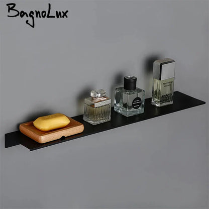 Modern Black and White Wall-Mounted Organizer Shelf