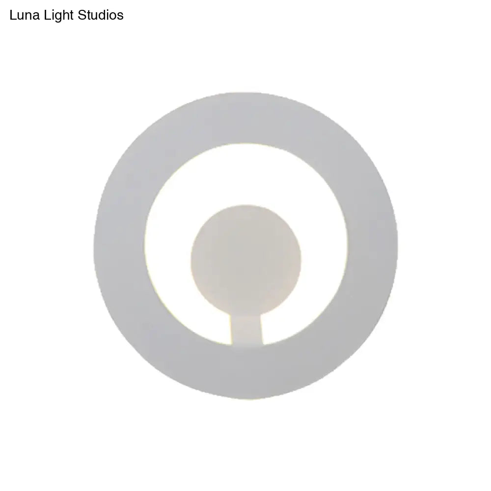 Aplique de pared DecorBites™ moderno en blanco y negro con diseño ultrafino para sala de estar, luz cálida y blanca.