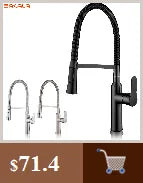Modern Black Bathroom Sink Faucet