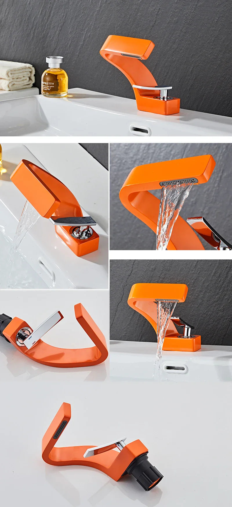 Modern Black Bathroom Sink Faucet