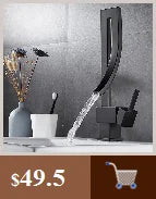 Modern Black Bathroom Sink Faucet