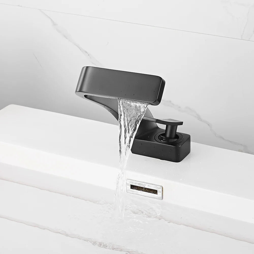 Modern Black Bathroom Sink Faucet