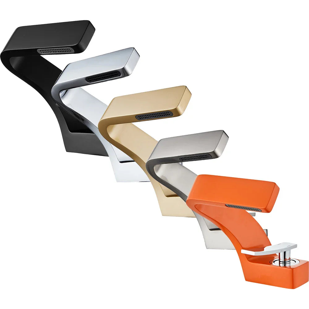 Modern Black Bathroom Sink Faucet