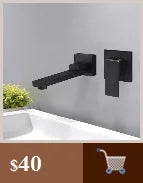 Modern Black Bathroom Sink Faucet