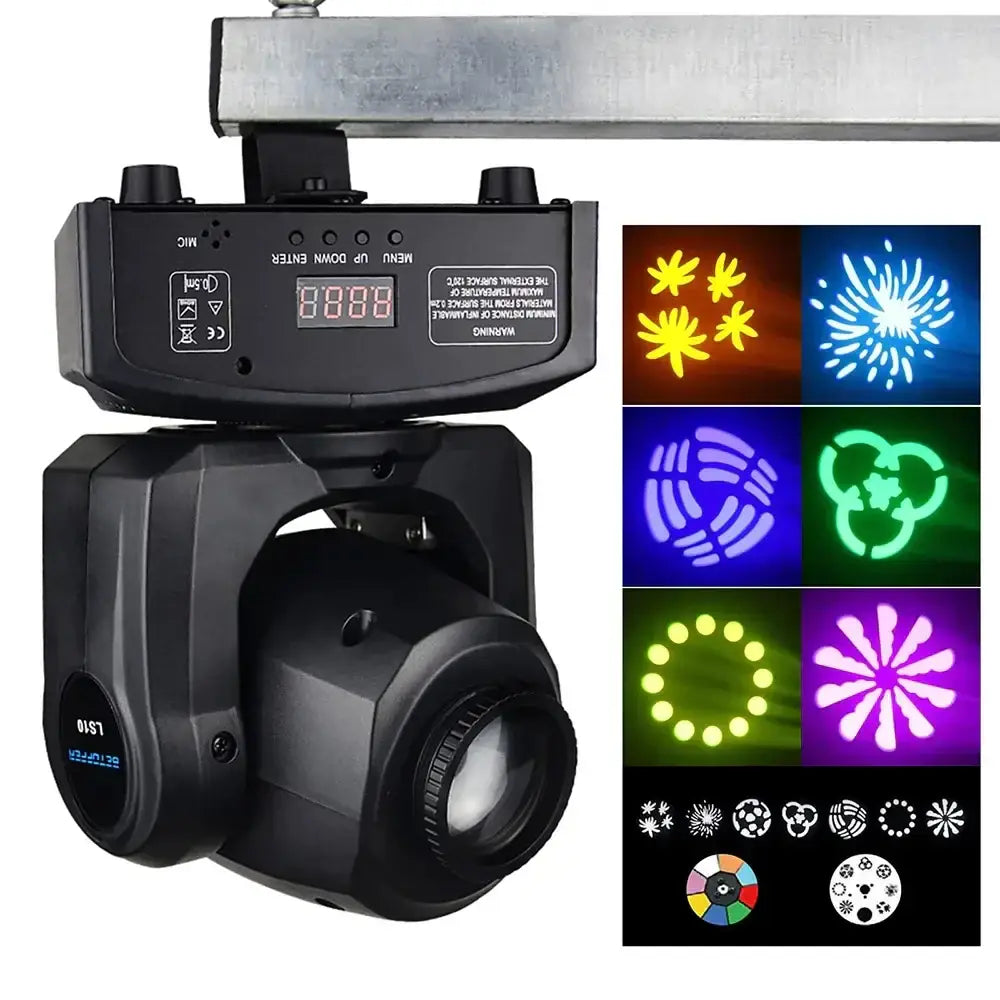 Modern black big dipper 10w spot light with digital display and multiple color patterns for living room decorbites big dipper