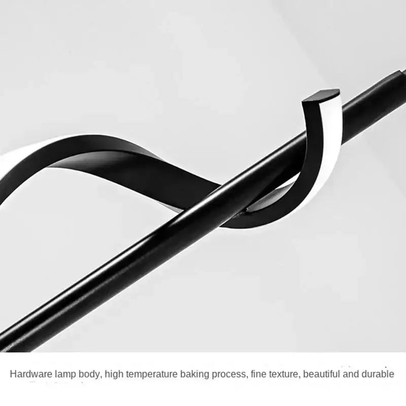 Modern black butterfly led pendant light with sleek black metal arm works beautifully in bedroom lighting
