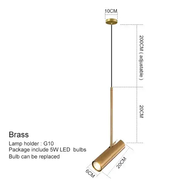 Brass cylindrical pendant light with adjustable 20cm length in modern black chandelier for stylish bedroom decorbites black chandelier