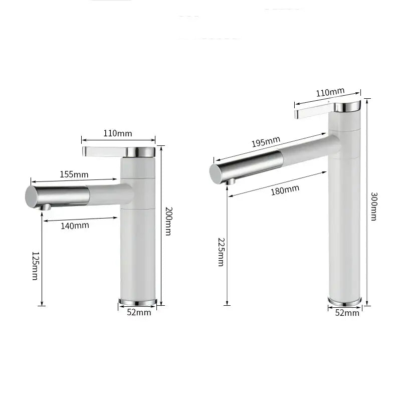 Modern black and chrome brass bathroom faucet with brushed stainless steel finish and swivel spout for decorbites brass bathroom use