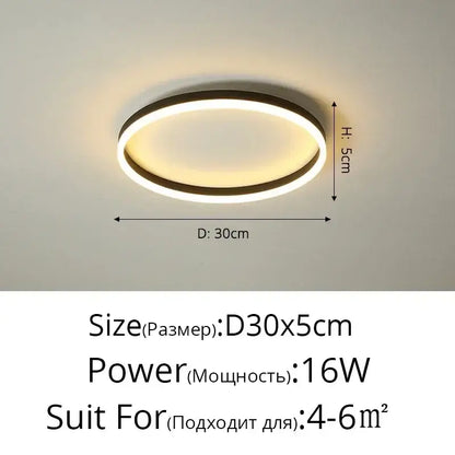 Modern black circular led ceiling light with sleek frame and warm white illumination for living room decorbites circular led ceiling lights