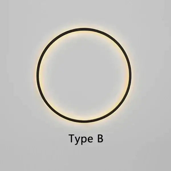 Modern black circular wall lamp with sleek frame and warm led light for stylish decorbites circular wall lamp decor