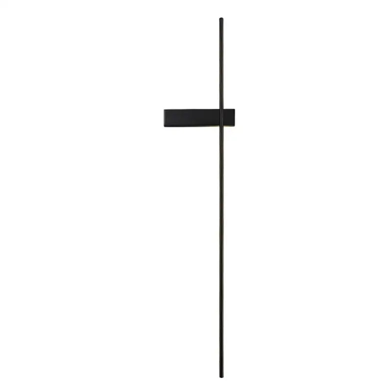 Modern black copper wall lamp with minimalist matte-finished metal cross arms for stylish bedroom decorbites copper wall decor