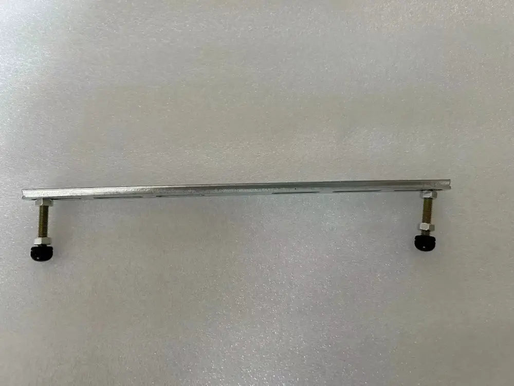 Silver metal shelf bracket with black rubber feet and threaded screws for modern black glass bubble ball chandelier decorbites glass bubble