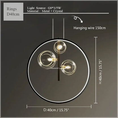 Modern black glass bubble led ceiling chandelier with a sleek metal frame and three clear globe bulbs for dining room decorbites glass bubble