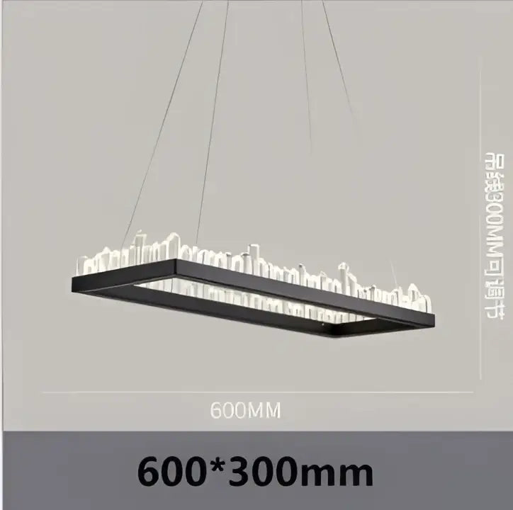 Modern black and gold crystal led pendant lights featuring sleek design with white led array for dining room decorbites crystal led chandelier