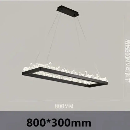 Modern black and gold crystal led pendant light with clear crystal elements for dining room decorbites crystal led chandelier