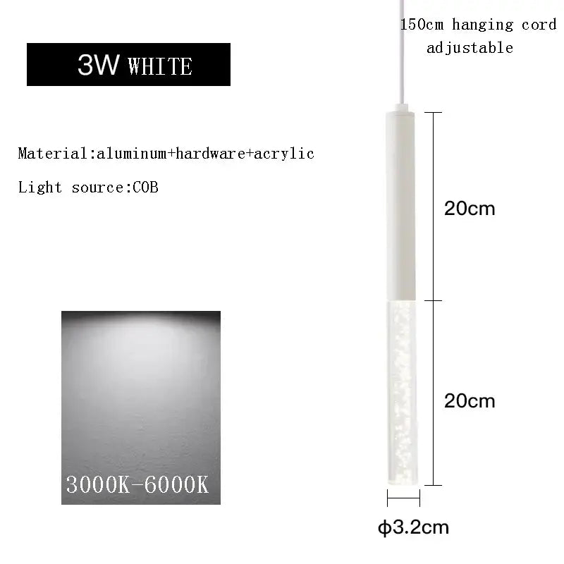 A sleek modern black cylinder pendant light with adjustable aluminum and acrylic body ideal for kitchen island decorbites black cylinder pendant lights