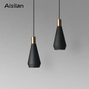 Modern black and gold metal pendant chandelier featuring black metal matte finish and gold-toned accents for dining room decorbites black metal
