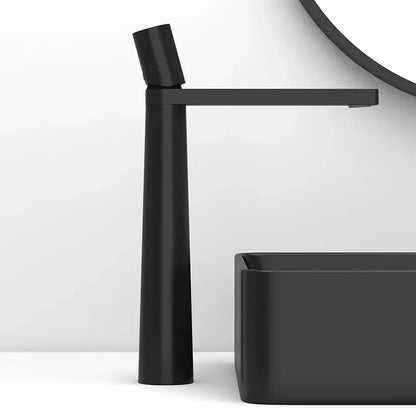 Modern black and grey brass basin faucet with matte finish and minimalist design for decorbites basin faucet use
