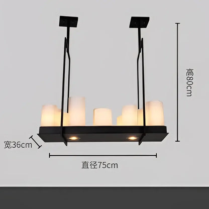 Modern black led chandelier with wine glass rack featuring multiple candle-style lights glass led chandelier for dining room
