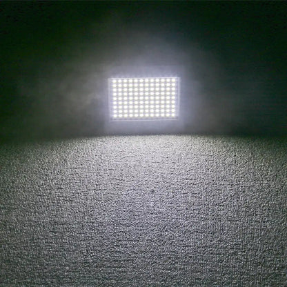 Modern black rectangular led rgb white strobe panel light with bright white leds for stage lighting and party rooms