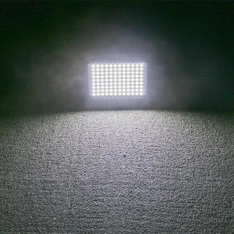 Modern black rectangular led rgb white strobe panel light with bright white leds for stage lighting and party rooms