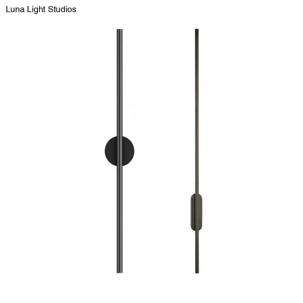 DecorBites™ DecorBites™ Modern Black LED Wall Sconce for Living Room - Stylish Metallic Fixture